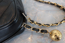将图片加载到图库查看器,CHANEL/香奈儿 经典双C 链条包 荔枝皮 Black/Gold hadware(黑色/金色金属) 肩背包 800060051