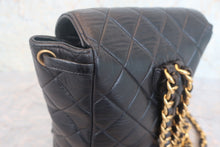 画像をギャラリービューアに読み込む, CHANEL/シャネル マトラッセチェーンリュック ラムスキン ブラック/ゴールド金具 リュック 800010202
