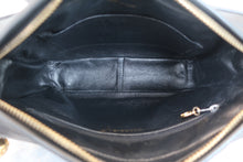 将图片加载到图库查看器,CHANEL/香奈儿 经典双C 链条包 荔枝皮 Black/Gold hadware(黑色/金色金属) 肩背包 800060051