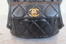 画像をギャラリービューアに読み込む, CHANEL/シャネル マトラッセチェーンリュック ラムスキン ブラック/ゴールド金具 リュック 800010202