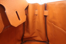 将图片加载到图库查看器,HERMES BIRKIN 30 Clemence leather Orange □J刻印 Hand bag 800030041