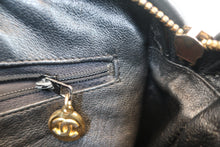 将图片加载到图库查看器,CHANEL/香奈儿 经典双C 链条包 荔枝皮 Black/Gold hadware(黑色/金色金属) 肩背包 800060051