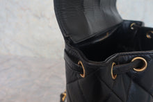 画像をギャラリービューアに読み込む, CHANEL/シャネル マトラッセチェーンリュック ラムスキン ブラック/ゴールド金具 リュック 800010202