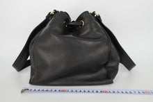 Load image into Gallery viewer, CHANEL CC mark drawstring bag Shoulder bag Lambskin Black/Gold hardware Shoulder bag 800090174