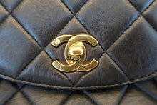 Load image into Gallery viewer, CHANEL Matelasse chain back pack Lambskin Black/Gold hadware Back pack 800080237