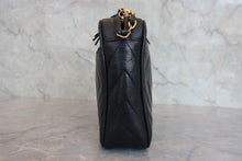 Load image into Gallery viewer, CHANEL CC mark fringe chain shoulder bag Caviar skin Black/Gold hadware Shoulder bag 800060049