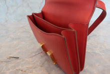 Load image into Gallery viewer, HERMES CONSTANCE3 MINI Tadlakt lether Rouge pivoine A Engraving Shoulder bag 700110065