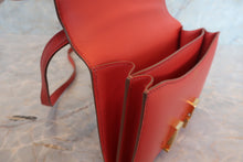 Load image into Gallery viewer, HERMES CONSTANCE3 MINI Tadlakt lether Rouge pivoine A Engraving Shoulder bag 700110065