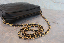Load image into Gallery viewer, CHANEL CC mark fringe chain shoulder bag Caviar skin Black/Gold hadware Shoulder bag 800060049