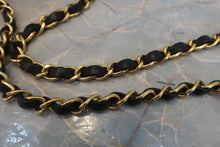 Load image into Gallery viewer, CHANEL Matelasse chain shoulder bag Lambskin Black/Gold hadware Shoulder bag 700120193