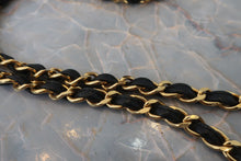Load image into Gallery viewer, CHANEL CC mark fringe chain shoulder bag Caviar skin Black/Gold hadware Shoulder bag 800060049