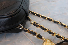 Load image into Gallery viewer, CHANEL CC mark fringe chain shoulder bag Caviar skin Black/Gold hadware Shoulder bag 800060049