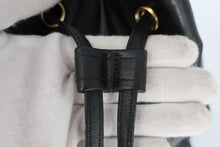Load image into Gallery viewer, CHANEL CC mark drawstring bag Shoulder bag Lambskin Black/Gold hardware Shoulder bag 800090174