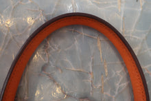 将图片加载到图库查看器,HERMES BIRKIN 35 Clemence leather Orange □G刻印 Hand bag 800030028