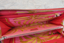Load image into Gallery viewer, HERMES  Azapp Long Silkin Epsom leather/Silk Bougainvillier □N Engraving Wallet 700020123