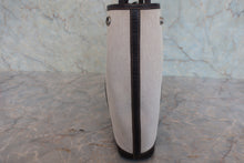 画像をギャラリービューアに読み込む, HERMES/エルメス ガーデンファイルPM トワルアッシュ/レザー マロン/ブラウン □H刻印 トートバッグ 800010175