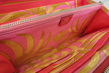 Load image into Gallery viewer, HERMES  Azapp Long Silkin Epsom leather/Silk Bougainvillier □N Engraving Wallet 700020123