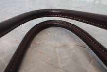 画像をギャラリービューアに読み込む, HERMES/エルメス ガーデンファイルPM トワルアッシュ/レザー マロン/ブラウン □H刻印 トートバッグ 800010175