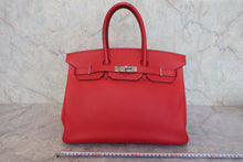 画像をギャラリービューアに読み込む, HERMES/エルメス バーキン35 トリヨンクレマンス ルージュガランス □I刻印 ハンドバッグ 800030047