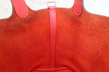 画像をギャラリービューアに読み込む, HERMES/エルメス ピコタンロックPM トリヨンクレマンス ルージュピヴォワンヌ T刻印 ハンドバッグ 800080209