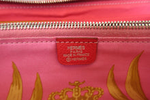 Load image into Gallery viewer, HERMES  Azapp Long Silkin Epsom leather/Silk Bougainvillier □N Engraving Wallet 700020123