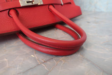 画像をギャラリービューアに読み込む, HERMES/エルメス バーキン35 トリヨンクレマンス ルージュガランス □I刻印 ハンドバッグ 800030047