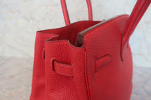 画像をギャラリービューアに読み込む, HERMES/エルメス バーキン35 トリヨンクレマンス ルージュガランス □I刻印 ハンドバッグ 800030047