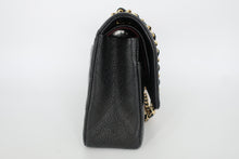 画像をギャラリービューアに読み込む, CHANEL/シャネル マトラッセWフラップWチェーンショルダーバッグ キャビアスキン ブラック/ゴールド金具 ショルダーバッグ 800100121