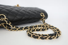 画像をギャラリービューアに読み込む, CHANEL/シャネル マトラッセWフラップWチェーンショルダーバッグ キャビアスキン ブラック/ゴールド金具 ショルダーバッグ 800100121