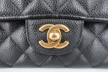 画像をギャラリービューアに読み込む, CHANEL/シャネル マトラッセWフラップWチェーンショルダーバッグ キャビアスキン ブラック/ゴールド金具 ショルダーバッグ 800100121