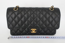 画像をギャラリービューアに読み込む, CHANEL/シャネル マトラッセWフラップWチェーンショルダーバッグ キャビアスキン ブラック/ゴールド金具 ショルダーバッグ 800100121