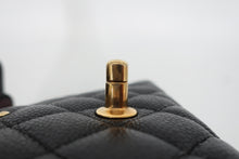 画像をギャラリービューアに読み込む, CHANEL/シャネル マトラッセWフラップWチェーンショルダーバッグ キャビアスキン ブラック/ゴールド金具 ショルダーバッグ 800100121