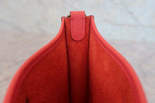 Load image into Gallery viewer, HERMES EVELYNE TPM Clemence leather Rouge pivoine X Engraving Shoulder bag 800070081