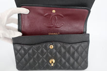 画像をギャラリービューアに読み込む, CHANEL/シャネル マトラッセWフラップWチェーンショルダーバッグ キャビアスキン ブラック/ゴールド金具 ショルダーバッグ 800100121