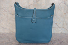 画像をギャラリービューアに読み込む, HERMES/エルメス エブリン3PM トリヨンクレマンス ブルージーン □M刻印 ショルダーバッグ 800010162