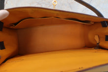 画像をギャラリービューアに読み込む, HERMES/エルメス ケリー32 クシュベル ジョーヌ/ネイビー 〇Z刻印 ショルダーバッグ 700030081