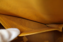 画像をギャラリービューアに読み込む, HERMES/エルメス ケリー32 クシュベル ジョーヌ/ネイビー 〇Z刻印 ショルダーバッグ 700030081