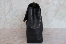 画像をギャラリービューアに読み込む, CHANEL/シャネル 中マトラッセシングルフラップチェーンショルダーバッグ ラムスキン ブラック/ゴールド金具 ショルダーバッグ 700080219