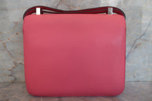 Load image into Gallery viewer, HERMES CONSTANCE3 24 Evercolor leather Rose azalee A Engraving Shoulder bag 700060195