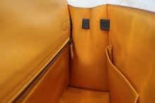 画像をギャラリービューアに読み込む, HERMES/エルメス ケリー32 クシュベル ジョーヌ/ネイビー 〇Z刻印 ショルダーバッグ 700030081