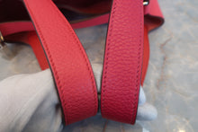 Load image into Gallery viewer, HERMES PICOTIN LOCK CASAQUE 2PM Clemence leather Rose mexico/Rose extreme/Rouge de coeur Y Engraving Hand bag 700120206