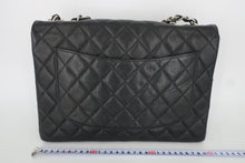 画像をギャラリービューアに読み込む, CHANEL/シャネル 中マトラッセシングルフラップWチェーンショルダーバッグ キャビアスキン ブラック/シルバー金具 ショルダーバッグ 800100155