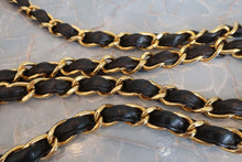 画像をギャラリービューアに読み込む, CHANEL/シャネル 中マトラッセシングルフラップチェーンショルダーバッグ ラムスキン ブラック/ゴールド金具 ショルダーバッグ 700080219