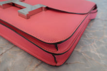 Load image into Gallery viewer, HERMES CONSTANCE3 24 Evercolor leather Rose azalee A Engraving Shoulder bag 700060195