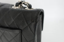 画像をギャラリービューアに読み込む, CHANEL/シャネル 中マトラッセシングルフラップWチェーンショルダーバッグ キャビアスキン ブラック/シルバー金具 ショルダーバッグ 800100155