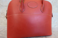 画像をギャラリービューアに読み込む, HERMES/エルメス ボリード35 ボックスカーフ ブリック 〇Z刻印 ショルダーバッグ 700060158