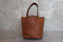 Load image into Gallery viewer, HERMES PICOTIN LOCK PM Clemence leather Gold □O Engraving Hand bag 800070135