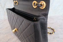 画像をギャラリービューアに読み込む, CHANEL/シャネル 中マトラッセシングルフラップチェーンショルダーバッグ ラムスキン ブラック/ゴールド金具 ショルダーバッグ 700080219
