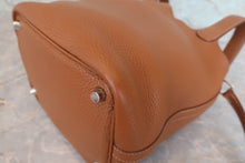 Load image into Gallery viewer, HERMES PICOTIN LOCK PM Clemence leather Gold □O Engraving Hand bag 800070135