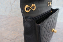 画像をギャラリービューアに読み込む, CHANEL/シャネル 中マトラッセシングルフラップチェーンショルダーバッグ ラムスキン ブラック/ゴールド金具 ショルダーバッグ 700080219